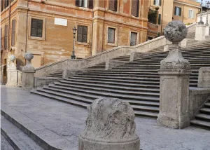 אסי מוש. המדרגות הספרדיות. אסי מוש רומא